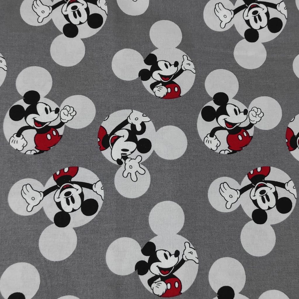 Mickey Fondo Gris