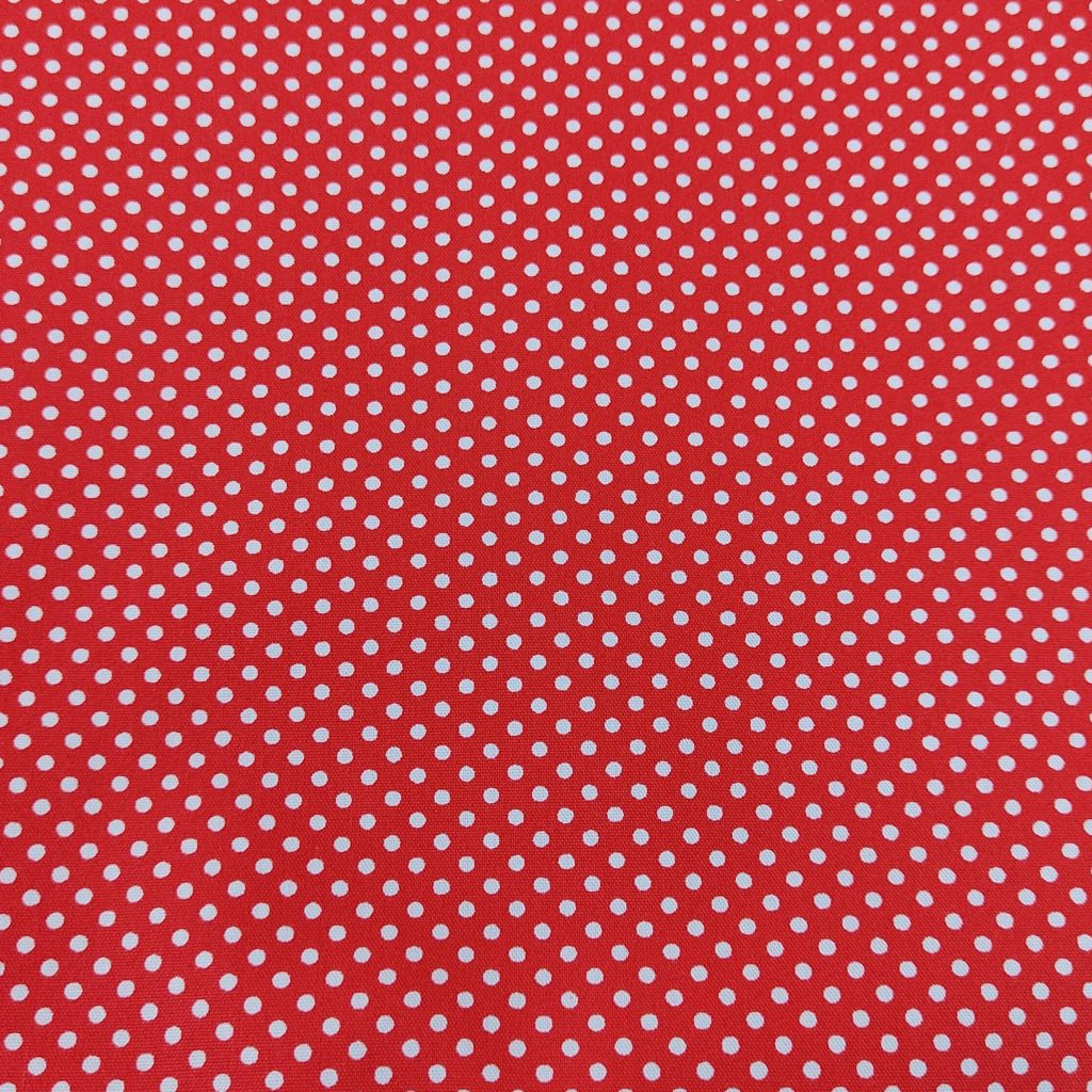 Rojo Puntos Blancos